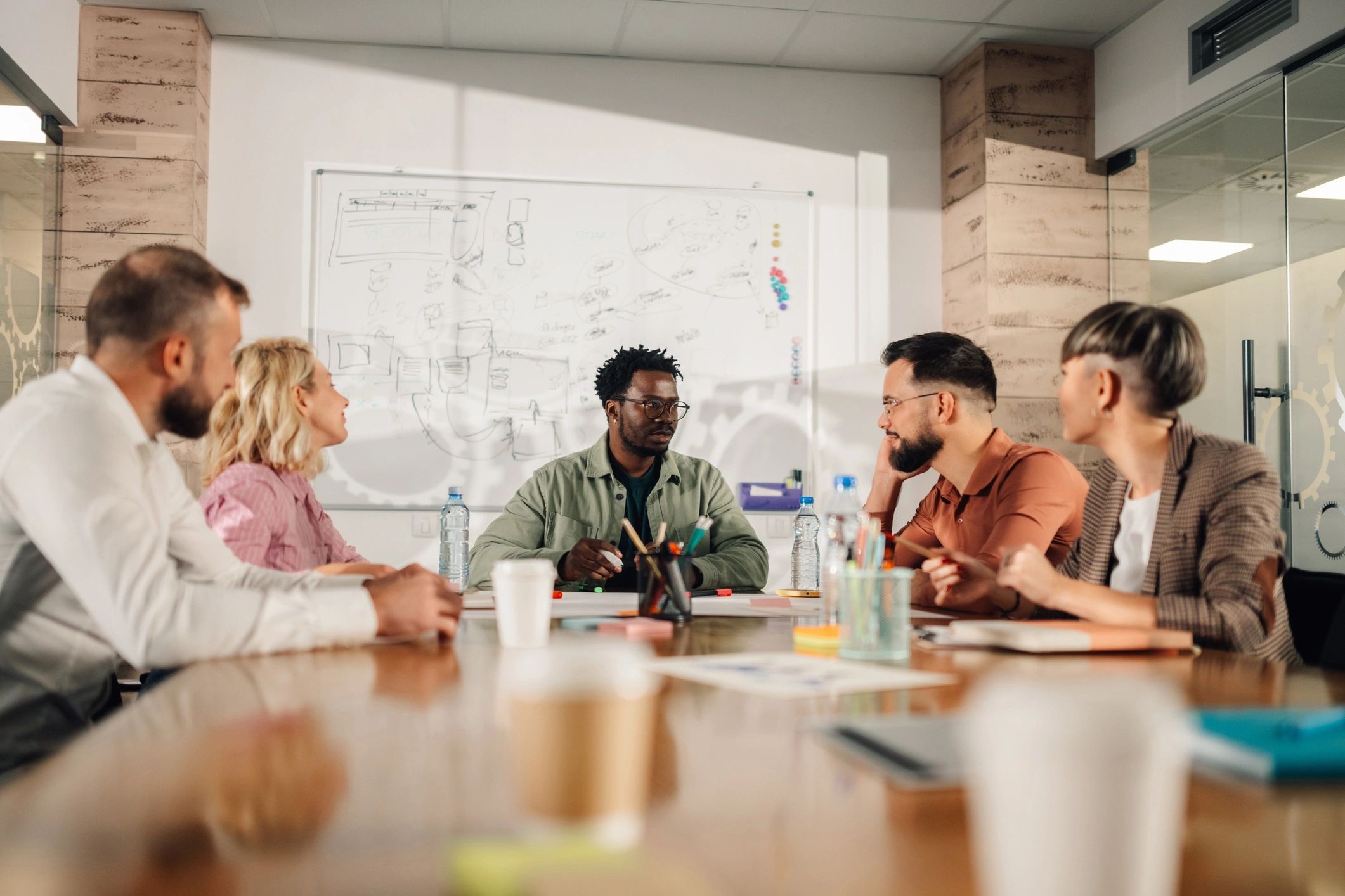 Team collaboration on digital marketing campaigns
